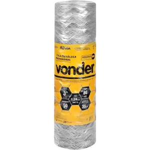 Tela Metálica Hexagonal Vonder